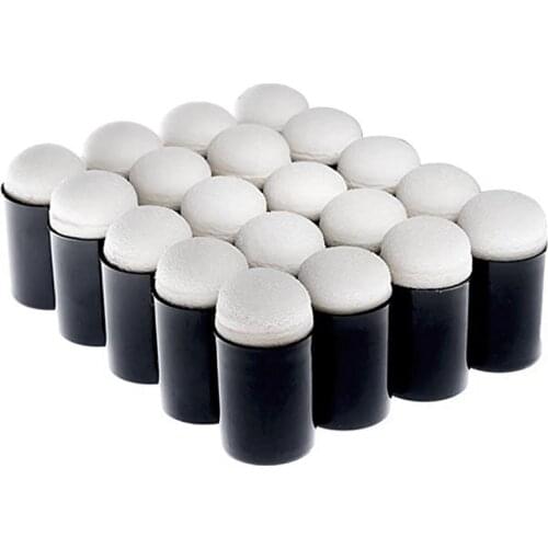 PPYY-50Pcs Finger Sponge Dauber Painting Ink Pad Stamping Brush Craft Case Art Tools with Box Office School Drawing DIY Craft