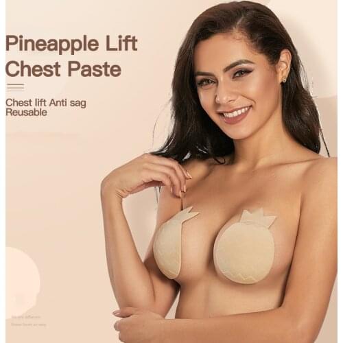 Silicone Nipple Cover Pineapple Shape Breast Petals Tape Intimates Sexy Underwear Accessories Push Up Breast Nipple Cover Invisi