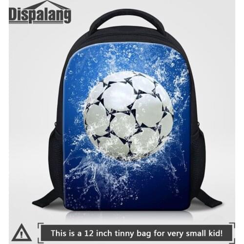 Dispalang Sporty Basketballs Footballs Printing School Bags For Little Boys Children Fashion Backpack For Kindergarten Kids Pack