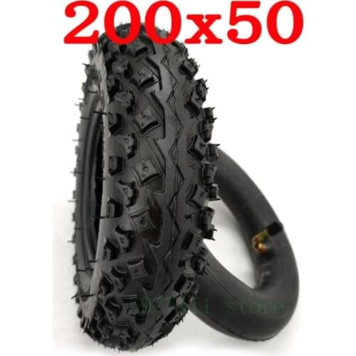 High Quality 200x50 Off Road Pneumatic Tire Inner Tube is Used For Electric Scooter And Mountain Scooter Wheelchair Wheel