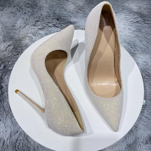 Women shoes energy sexy stiletto 12cm high heels pointed toe 8cm 10cm stiletto work party dating women pumps LF023 CHENSIR9