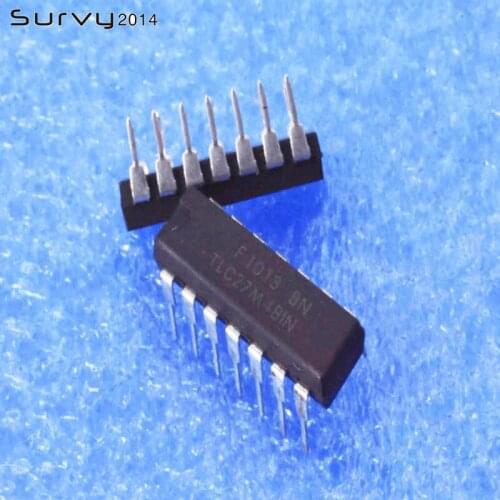 1PCS/5PCS TLC27M4BIN LinCMOSE PRECISION QUAD OPERATIONAL AMPLIFIERS 14PINS diy