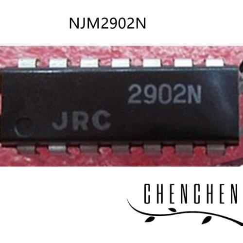 10pcs/lot NJM2902N JRC2902N JRC2902 DIP-14 100% New