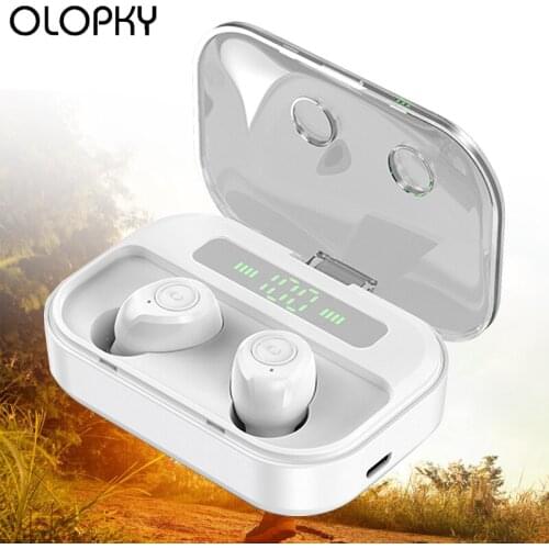 2020 TWS Bluetooth Earphone 5.0 Wireless Headphones With Microphone LED Display Earphones Waterproof Noise Cancelling Headsets