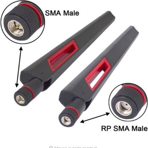 2pcs/Dual band 12dBi 2.4G 5G 5.8G Antenna Router Antenna SMA Male /RP SMA Connector