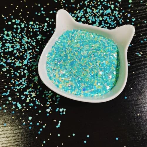 30g/opp Blue Sky Sequins RAINBOW BRIGHT Shake card accessories Stamps Scrapbook Decoration Embossing Cut Handmade 2021 NEW