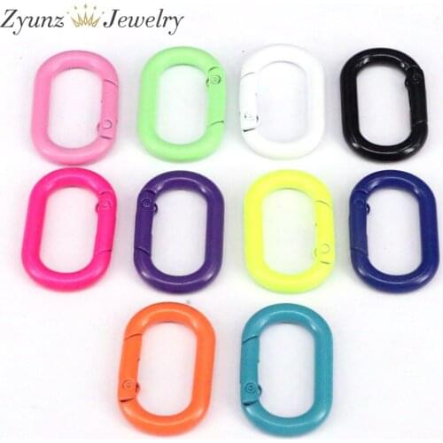 5PCS, Multi Enamel Snap Lock Jewelry, Enamel Oval Snap Lock, New Designer Snap Lock Connector Jewelry