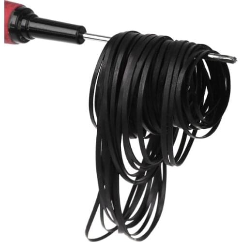 50PCS 4mm Universal Assorted Common Flat Rubber Belt Mix Cassette Tape Machine Belt for Recorders Walkman CD DVD Drives