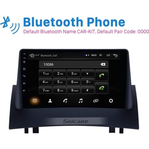 Seicane Android 10.0 9 inch Car Stereo Multimedia Player for 2004 2005 2006 2007 2008 Renault Megane Auto Radio GPS Navigation
