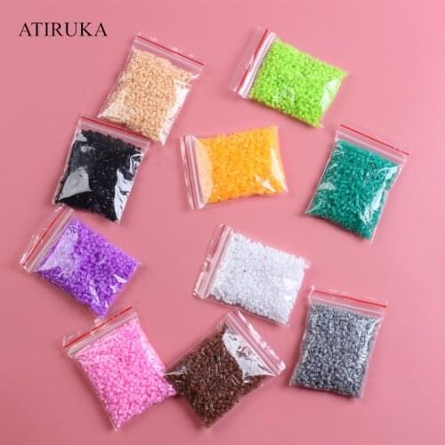 10000PCS/Set 2.6MM Perler Beads Puzzle Toys For Children DIY Educational Puzzle Toys Gift Hama Beads 10 Colors Cuentas Optional