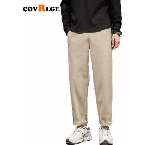 Covrlge Men's Wool Trousers