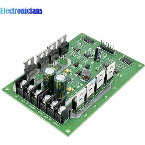 H-Bridge DC Dual Motor Driver PWM Module DC 3~36V 15A Peak 30A IRF3205 High Power Control Board for Arduino Robot Smart Car