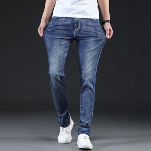 2021 New jeans Men Stretch Casual Mens Jeans Denim Summer Autumn Brand Clothes Jeans Long Trousers Big Size