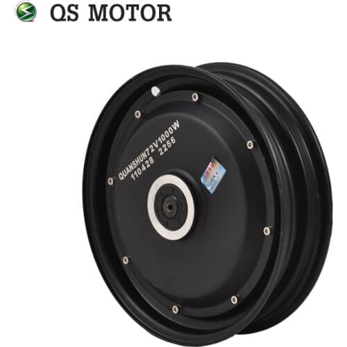 QS 10*2.15inch 1000W Single Shaft Motor 205 40H V2 Brushelss DC Electric Scooter Motorcycle Wheel Hub Motor