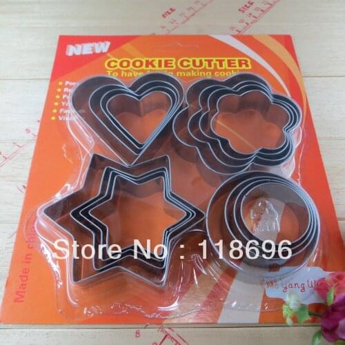 Cookies mould SS410 cookie mould Cake Making Cookie cutter 16PCS Metal cookie cutter NO.:Co42
