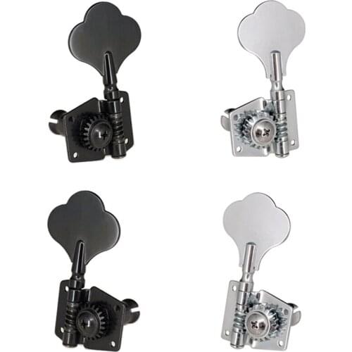 5Pcs Guitar Accessory Vintage Open Bass Guitar Tuning Keys Pegs Machine Heads Tuners For 5 Strings Bass