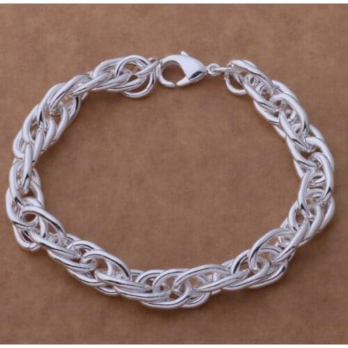 SL-AH224 Wholesale Silver Color Gift Women Lady Nice High Quality Fashion Jewelry Simple Shrimp Buckle /bkeakbla Ajdajaka