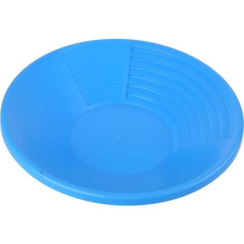 15" Plastic Gold Pan Gold Basin For Sand Mud Mineral Processing Gold Rush Tools