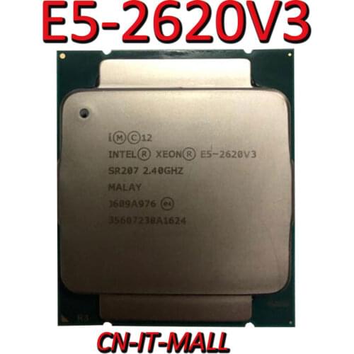 Intel Xeon E5-2620V3 CPU 2.4GHz 15MB Cache 6 Cores 12 Threads LGA2011-3 Processor