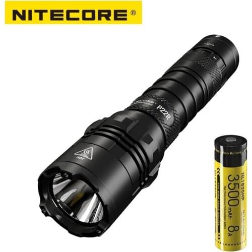 NITECORE P22R Led Flashlight CREE XHP35 HD 1800 Lumens USB-C Rechargeable Tactical Flashlight for Law Enforcement,Military