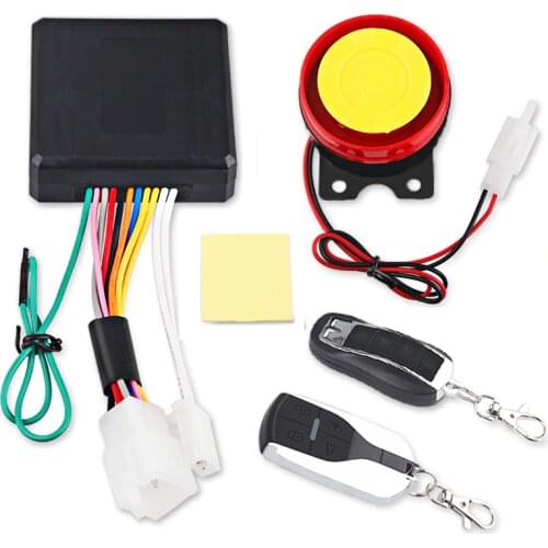 Universal Motorcycle Bike Alarm System Scooter Anti-theft Security Alarm Moto Remote Control Engine Start + Alarme Moto Speaker