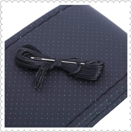 Universal car steering wheel cover artificial leather woven auto parts for McLaren Mack Seat UD Trucks Vauxhall Ashok Leyland