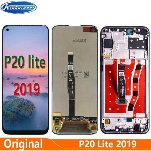 Display Replace 6.4" For Huawei P20 Lite 2019 LCD Touch Screen Digitizer Assembly With Frame
