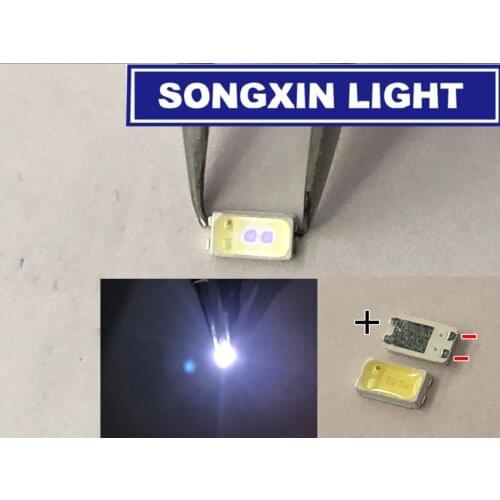 100pcs For LG LED LCD Backlight TV Application Middle Power LED LED Backlight 1W 6V 5630 Cool white LED LCD TV Backlight