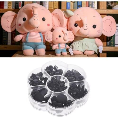 226Pcs 6mm/8mm/10mm/12mm/14mm/16mm/18mm DIY Doll Puppet Plastic Eyes Safety Craft For Handmade Teddy Bear Children Kids Toy R9JD