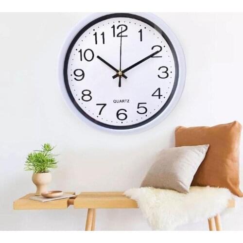 8 Inch Round Square Quartz Wall Clock Wall Clock Silent Quartz Bedroom Wall Clock Home Decor Living Room