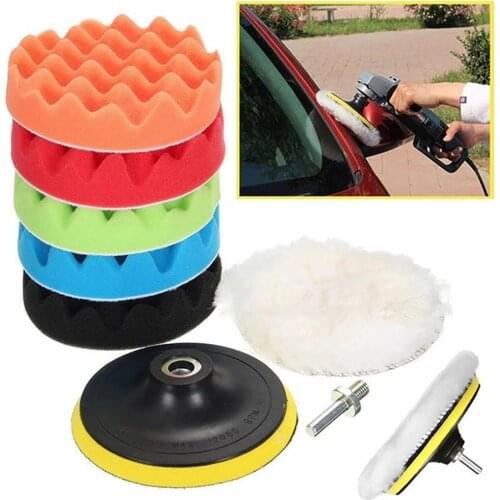 80% HOT SALES!!! 3/4/5/6/7 Inch Sponge Wheel Mirror Polishing Plate Wave Disc Car Removal Tool