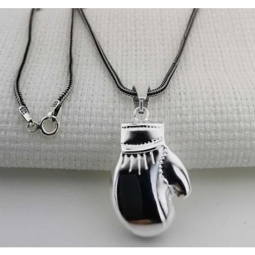925 sterling Silver Boxing Glove Pendant