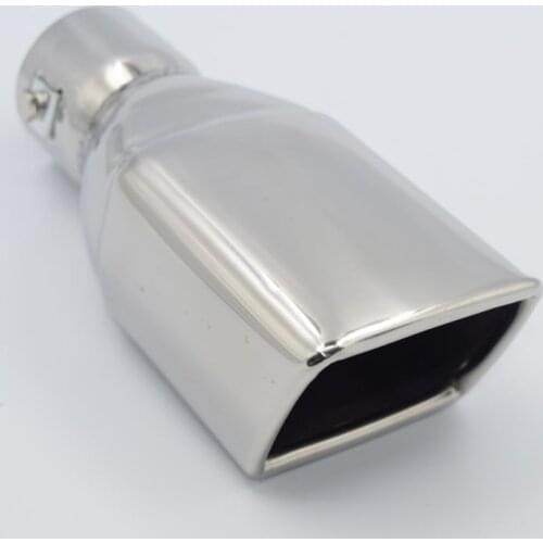 AK MUFFLERTIP Universal Exhaust Tip Stainless Steel Car Exhaust Pipe Muffler Tip for All Car Exhaust System Single Nozzle