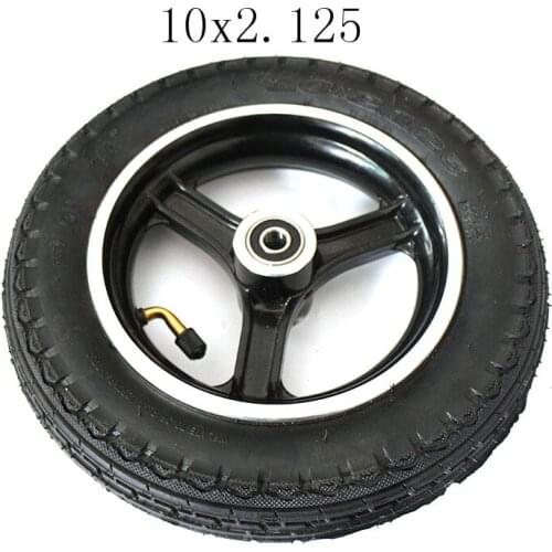 10X2.125 without disc brake hub aluminum electric balance bicycle scooter motorcycle rim