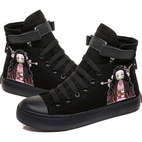 Anime Shoes Demon Slayer Kimetsu No Yaiba Merch Kamado Nezuko Sneaker Zapatos Chaussure Schuhe