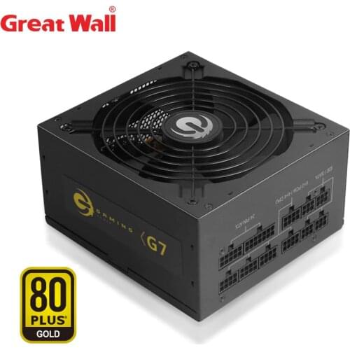 Great Wall PC Power Supply Max 850W 80PLUS GOLD PSU ATX Power Supply 12V with 140mm Fan Full Modular