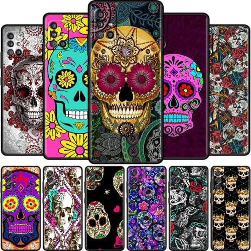 Mobile Phone Case For Samsung Galaxy A51 A71 A12 A21s A31 A52 A32 5G A41 A02s A11 Black Stylish Protect Cover Art Magic Potters