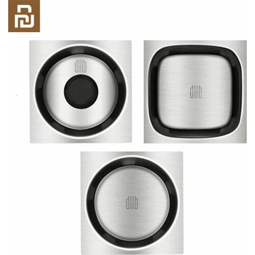 Xiaomi Diiib Floor Drain Deodorant Insect Proof Stainless Steel Swirling Drainage Kitchen Bathroom Anti-blocking Filter Drain