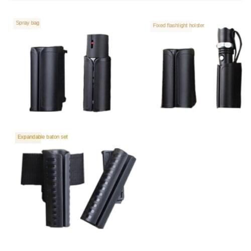 For Belt Tactical Quick Release Cover Bag Mount Carrier Holder Case For Flashlights Expandable Baton Spray Bottle