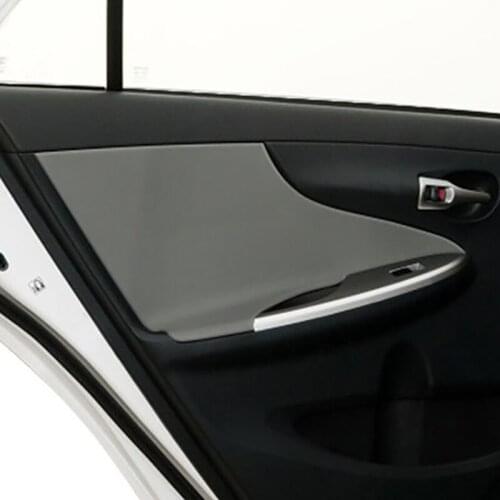 For Toyota Corolla 2007 2008 2009 2010 2011 2012 2013 4pcs microfiber leather door handle panel cover protective cover trim