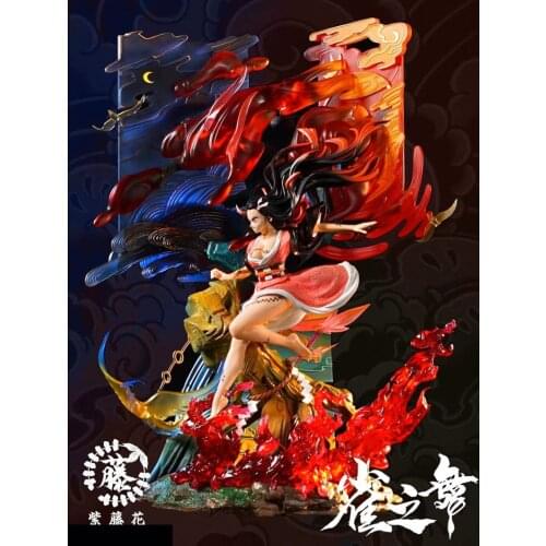 Presale Demon Slayer [Yihong] Wisteria Flower Sparrow Dance Kitchen Gate Nidouzi GK Limited Edition Resin Statue Figure