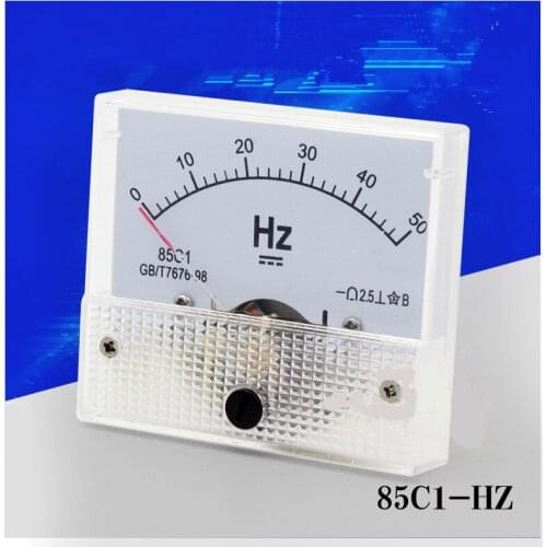 85C1-HZ DC Frequency Meter 10V 20V 30V 40V 50HZ Mechanical Mounting Analog HZ Meter