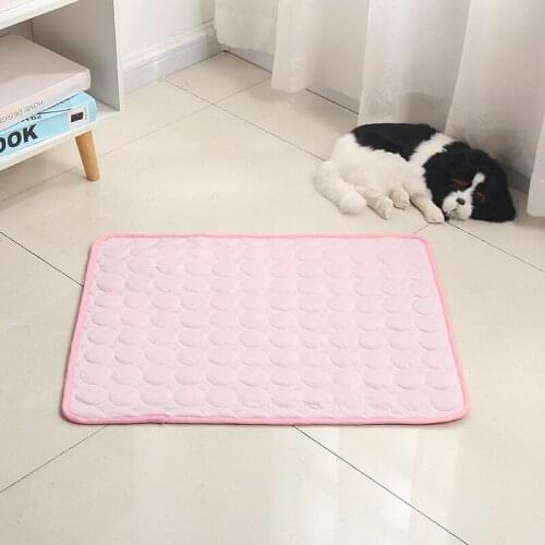 Summer Cooling Pet Bed Mats Absorbable Non-slip Sofa Cushion for Small Medium Large Dogs Cats Pet Supplies