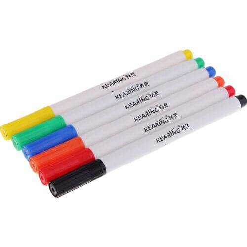 6 Colors Fine Fabric Marker Painting Pen T-Shirt Clothing Shoes