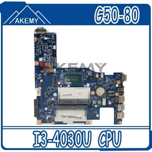 Laptop motherboard For LENOVO Ideaapad G50-80 I3-4030U NM-A362 SR1EN DDR3L Laptop motherboard Mainboard
