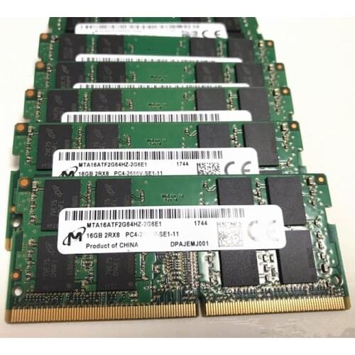 Micron DDR4 RAMS 16GB 2666MHz PC4-2666V-SE1-11 DDR4 Memory Notebook Rams ddr4 for laptop 16gb 2666