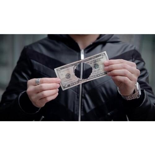 Split By EVM (DVD and Gimmick) Street Magic Tricks Close Up Magic Props Money Magia Stage Magic Illusions Bill Vanishing Appear