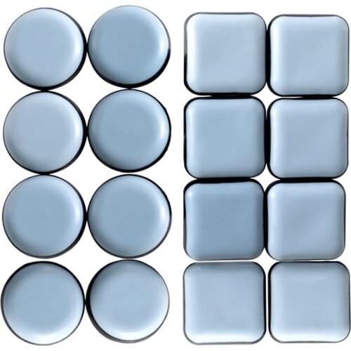 16PCS Self-Adhesive Furniture Sliding Mats Home Table Chair Feet Pads 2 Styles
