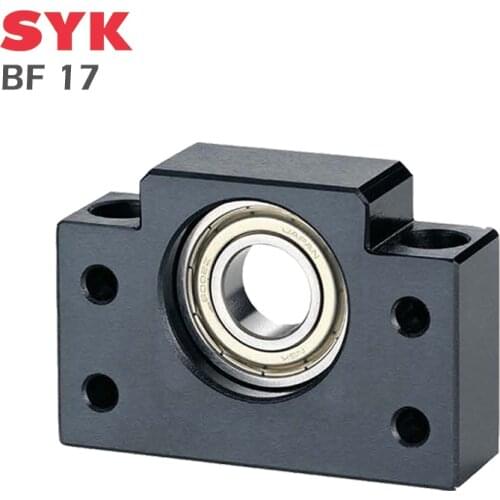 SYK Support Unit BKBF Professional BF17 supported-side C7 C3 for ballscrew TBI sfu 2005 2505 Premium CNC Parts Spindle End