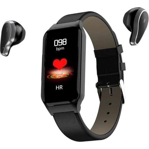 Waterproof L818 Smart Bracelet With bluetooth-compatible Earphone Heart Rate Monitor Smart Wristband Fitness Tracker Watch